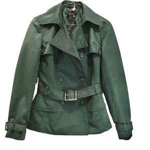 Zara Green Trench Coat